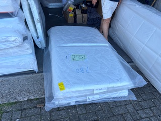 Topper Gel laag split 160x200cm, Caresse 750